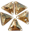 Gold champange  triangle 16x16mm