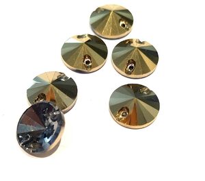 Rivoli gold 12mm