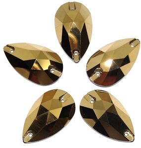 Gold drop 17x28mm