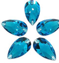 Aquamarine drop 17x28mm