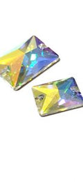 Crystal ab rectagle  18x25mm