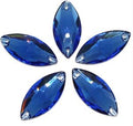 Light blue navette 15x32mm