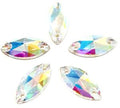 Crystal ab navette 7x15mm