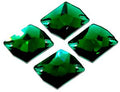 Light emerald cosmic 13x17mm