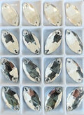 Clear navette 9x18mm