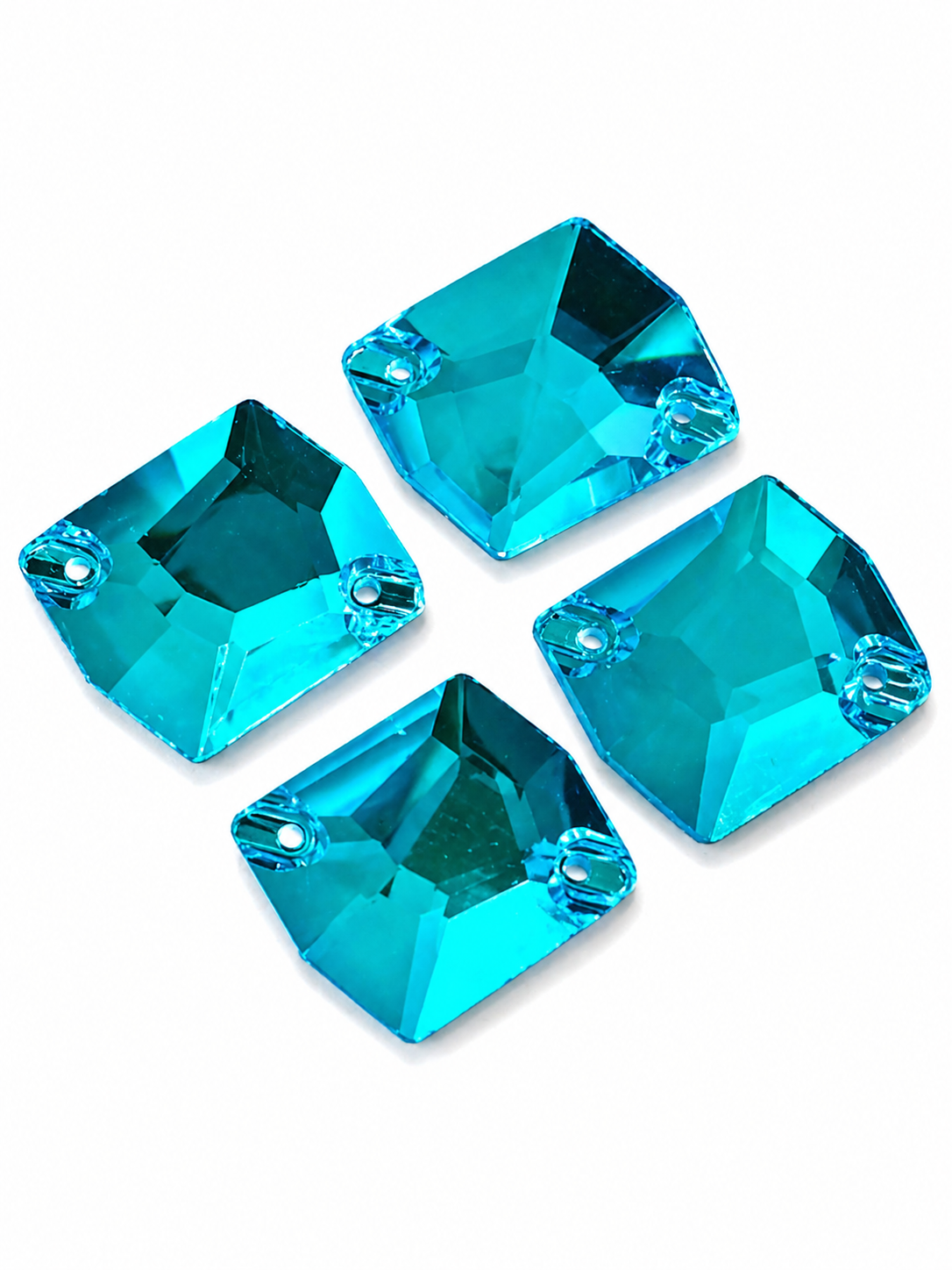 Sapphire neon AB cosmic 17x21mm