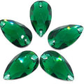 Light Emerald drop 17x28mm