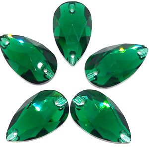 Light Emerald drop 17x28mm