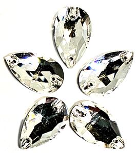 Clear drop 17x28mm