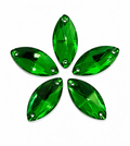 Emerald navette 15x32mm