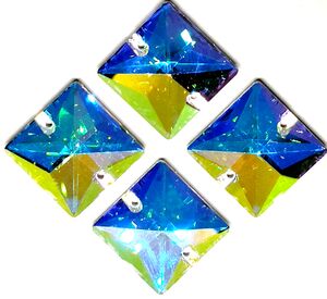Crystal ab neliö 22x22mm
