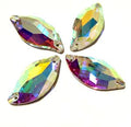 Crystal ab leaf 10x12